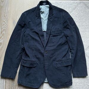 J Crew Corduroy Navy Men’s Blazer Size M